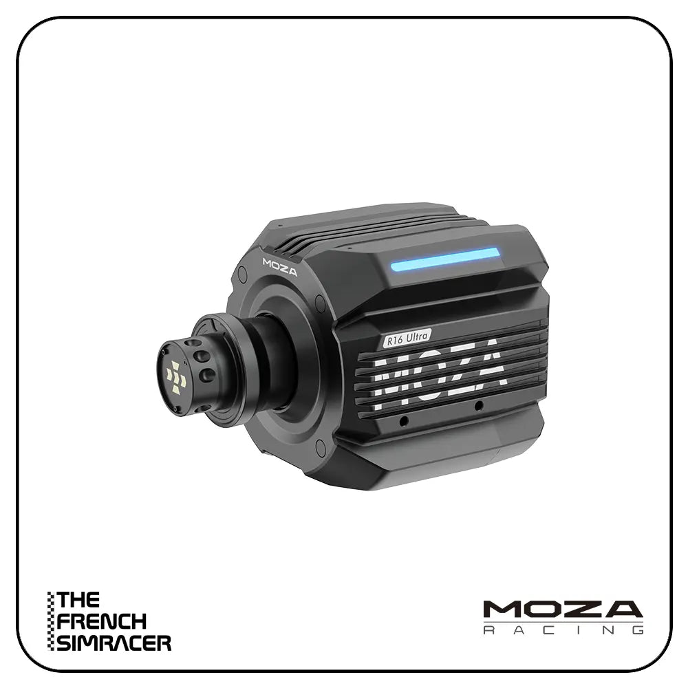 MOZA R16 Ultra – Direct Drive Wheel Base 16Nm - The French Simracer