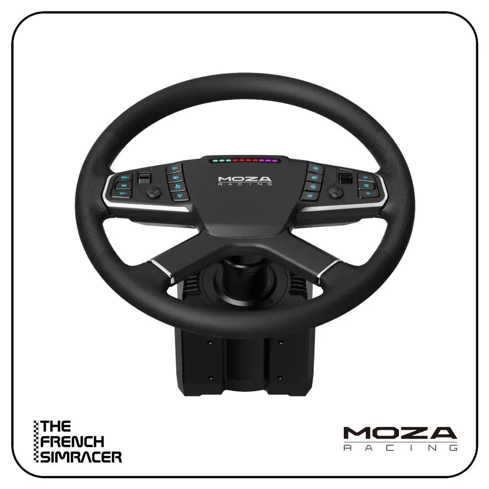 MOZA TSW Truck Wheel – 400mm Dedicated Truck Simulation Steering Wheel - The French Simracer