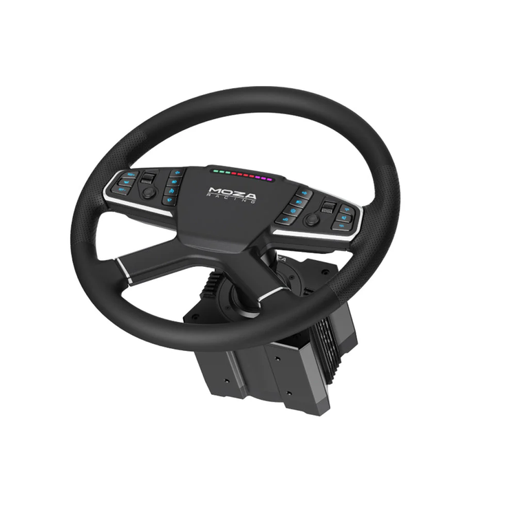 MOZA TSW Truck Wheel – 400mm Dedicated Truck Simulation Steering Wheel - The French Simracer