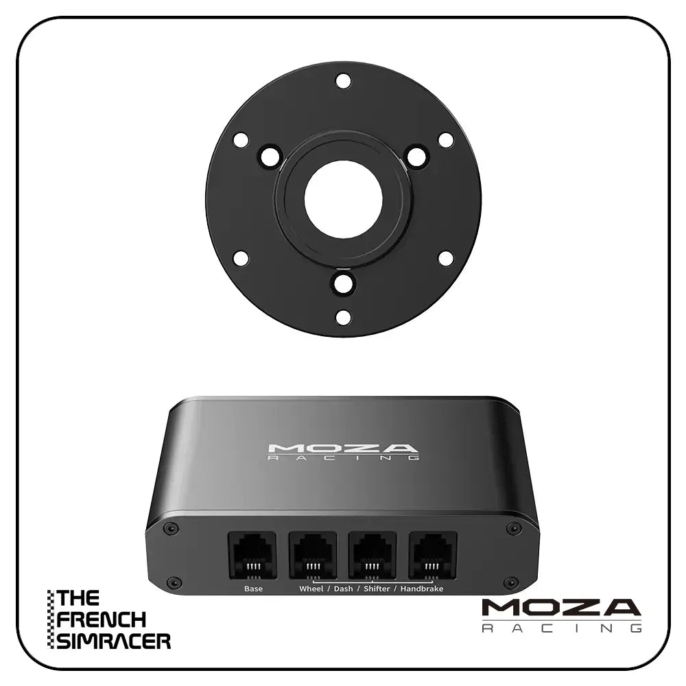 MOZA Universal Hub Kit – Mount MOZA Wheels on Third-Party Bases - The French Simracer