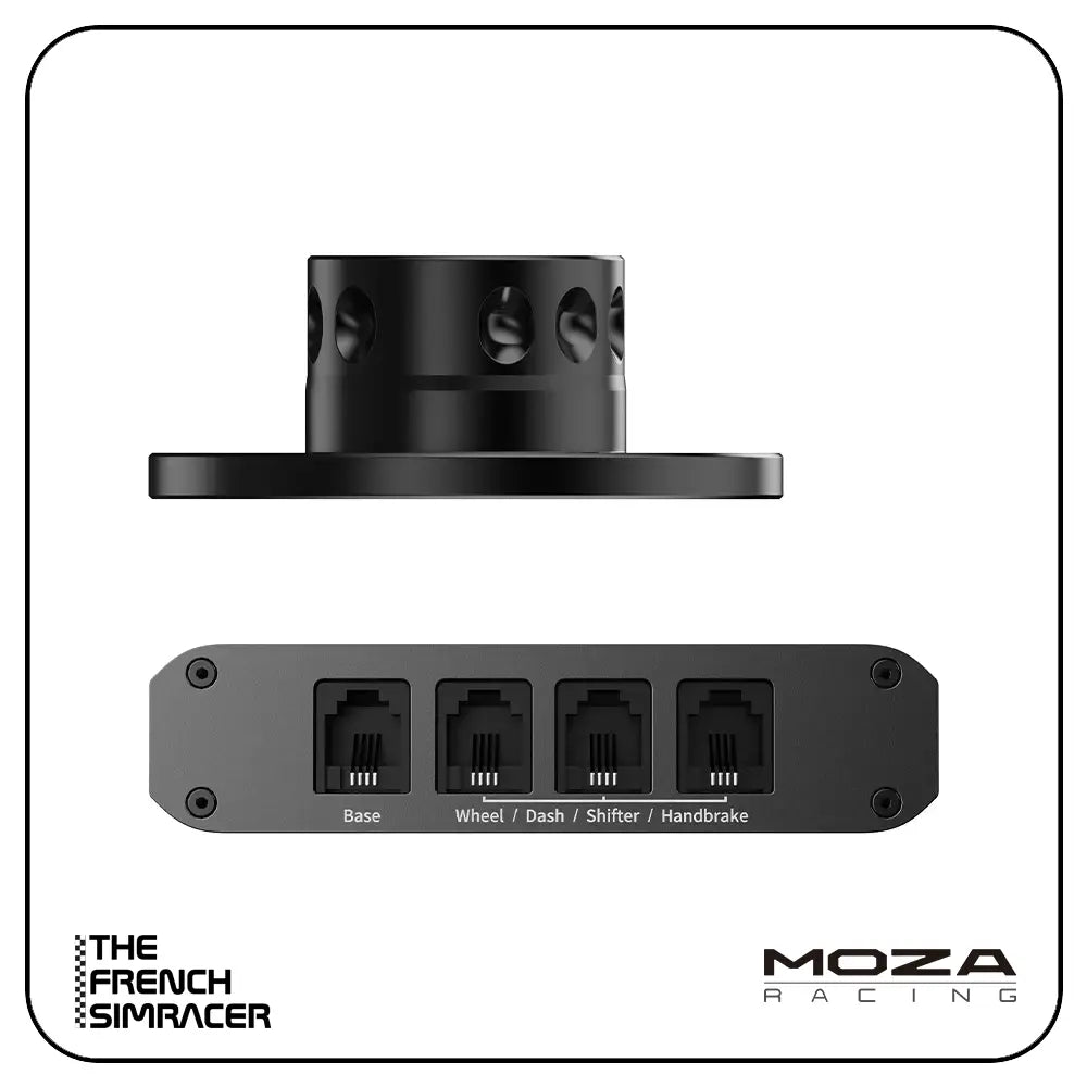 MOZA Universal Hub Kit – Mount MOZA Wheels on Third-Party Bases - The French Simracer