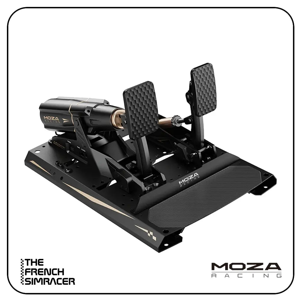 MOZA mBooster Pedal Set (with CRP2 Throttle) – Complete Active Pedal Bundle - The French Simracer