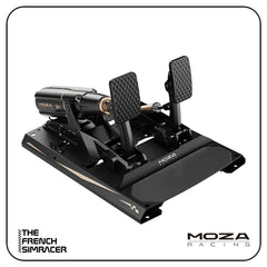 MOZA mBooster Pedal Set (with CRP2 Throttle) – Complete Active Pedal Bundle - The French Simracer