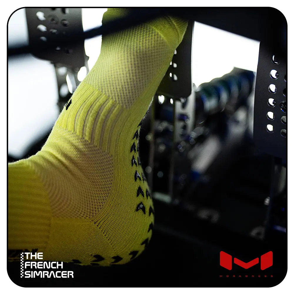 Neon Sim Socks by Moradness - The French Simracer