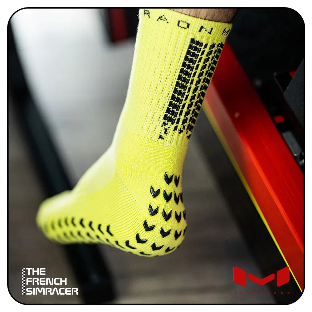 Neon Sim Socks by Moradness - The French Simracer