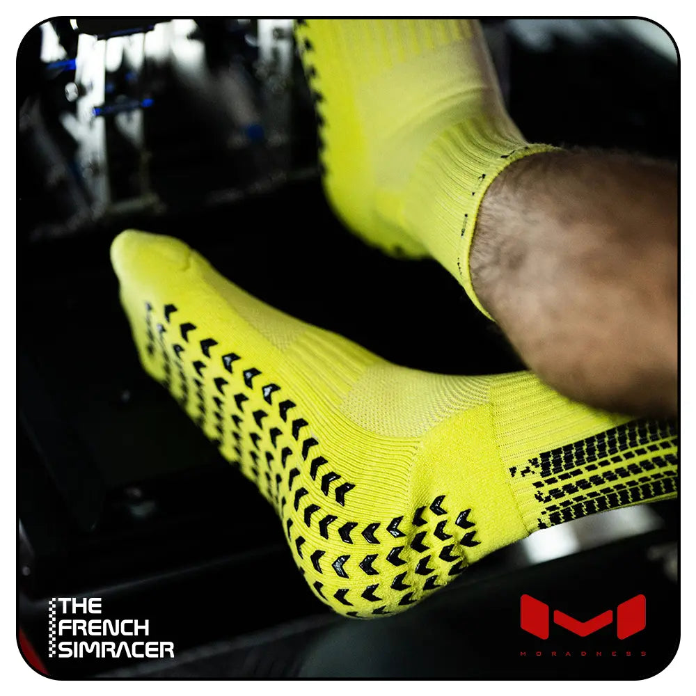 Neon Sim Socks by Moradness - The French Simracer