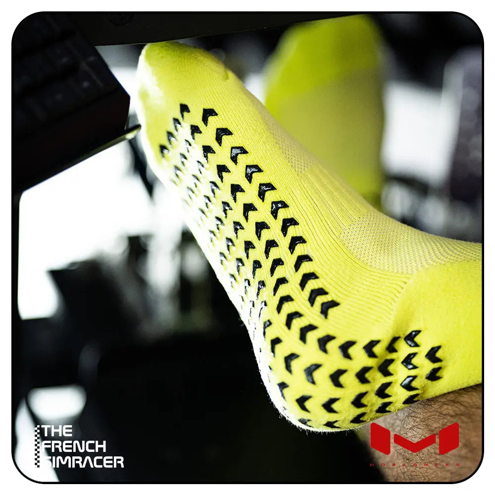 Neon Sim Socks by Moradness - The French Simracer