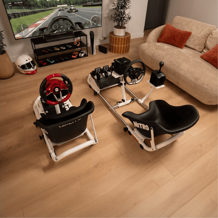 Oplite NitroKart Gear Shift Handbrake White V2 - The French Simracer