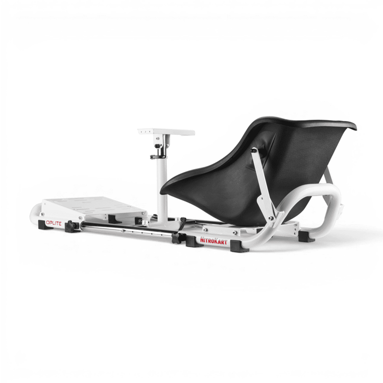 Oplite NitroKart White V2 – White Sim Racing Cockpit - The French Simracer
