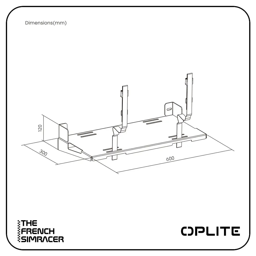 Oplite R8 CPU Holder – Black - The French Simracer