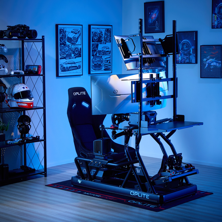Oplite R8 – Support Unité Centrale Noir - The French Simracer