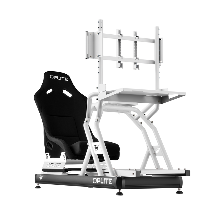 Oplite R8 – Support Unité Centrale Blanc - The French Simracer