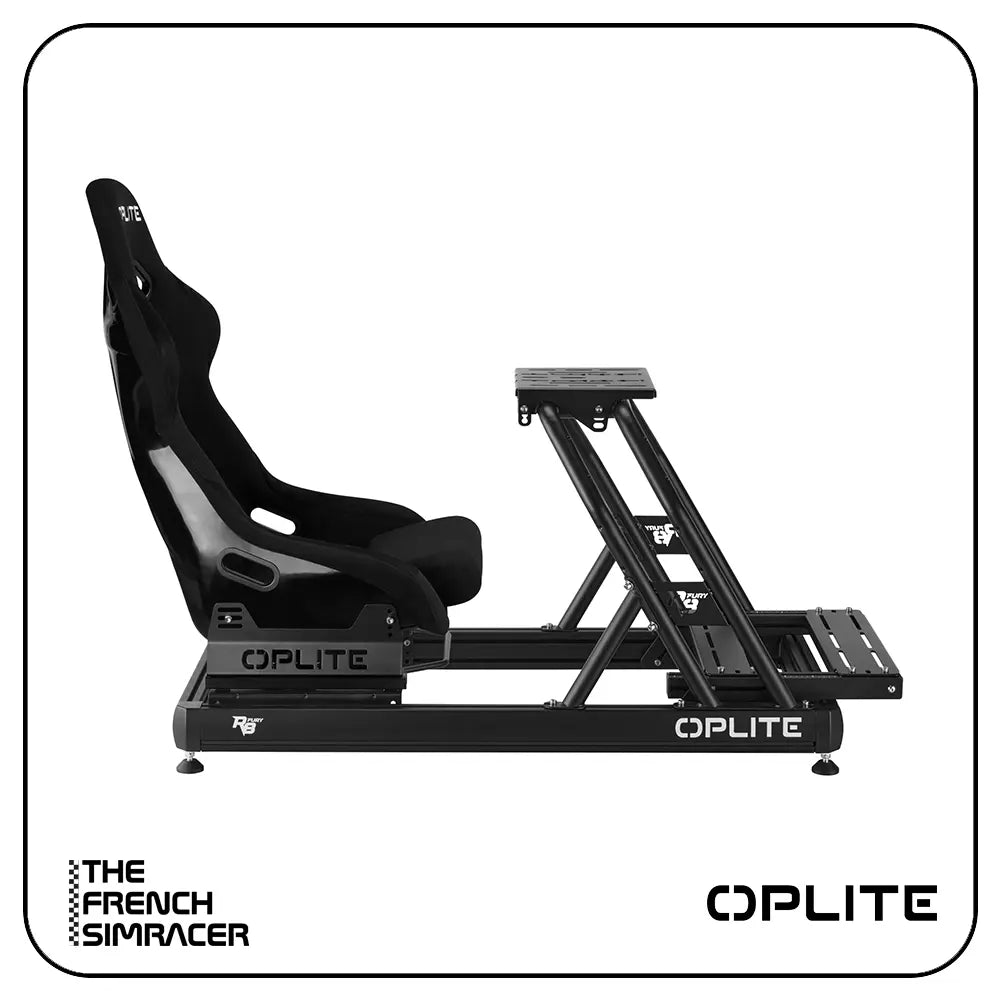 Oplite R8 Fury – Black Sim Racing Cockpit - The French Simracer