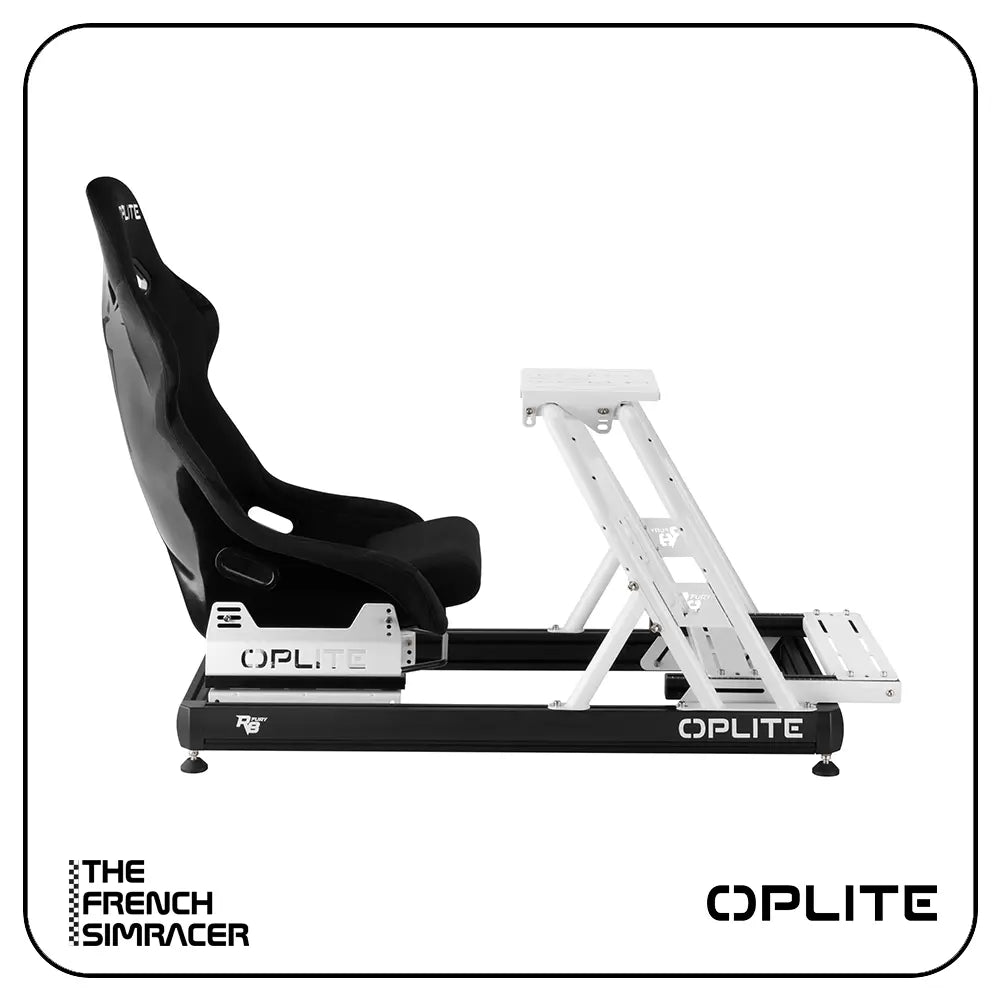 Oplite R8 Fury – White Sim Racing Cockpit - The French Simracer