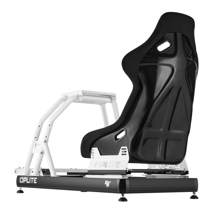 Cockpit simracing Oplite R8 Fury Simracing Blanc - The French Simracer