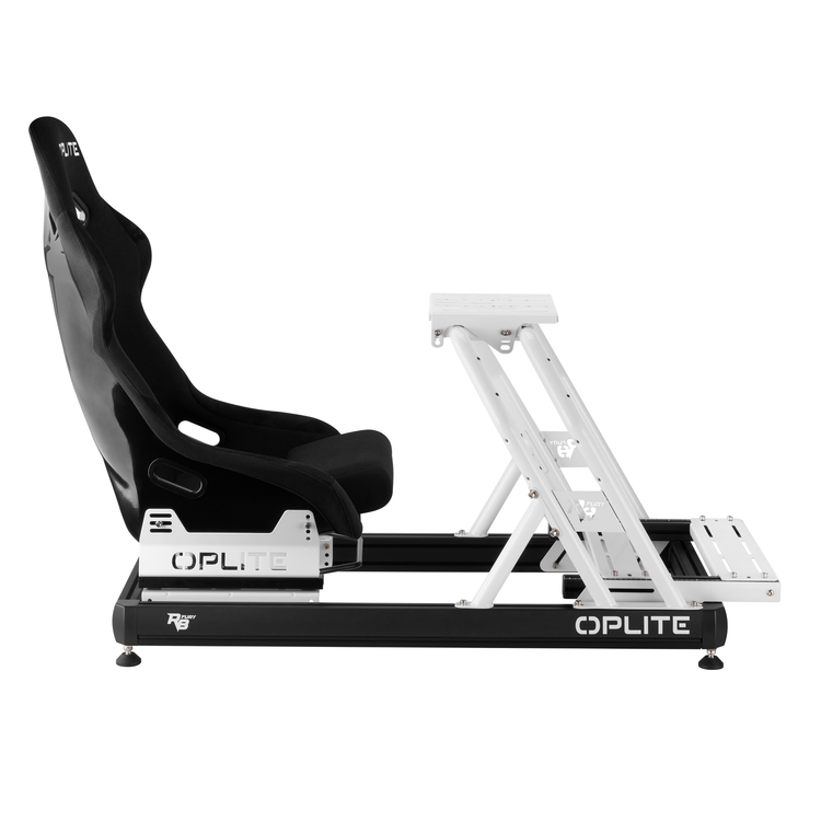 Cockpit simracing Oplite R8 Fury Simracing Blanc - The French Simracer