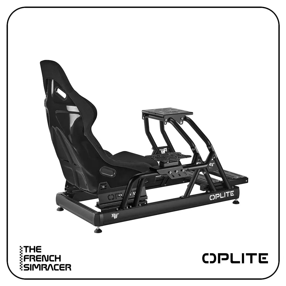 Oplite R8 Gear Shift Handbrake Holder Black - The French Simracer