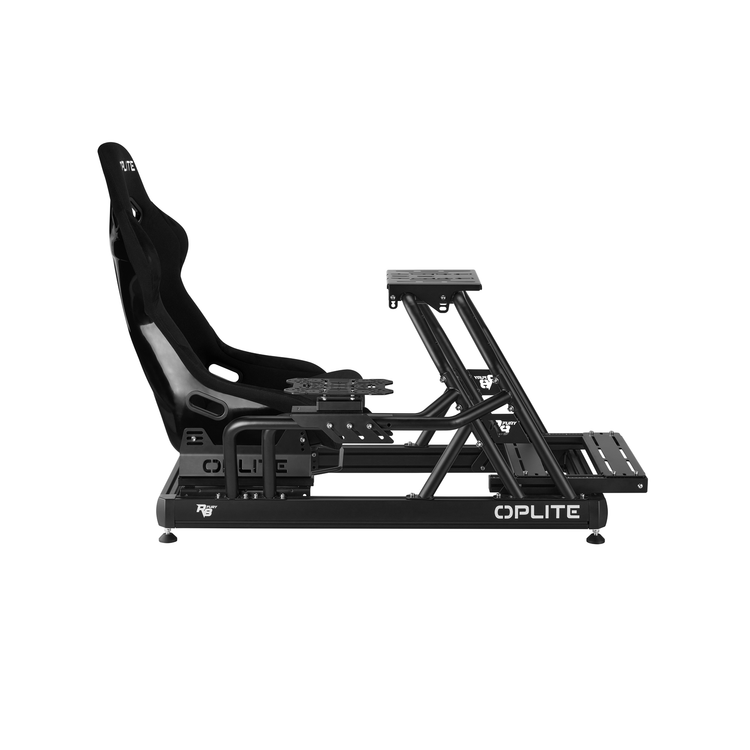 Oplite R8 – Support Levier de Vitesse &amp; Frein à Main Noir - The French Simracer