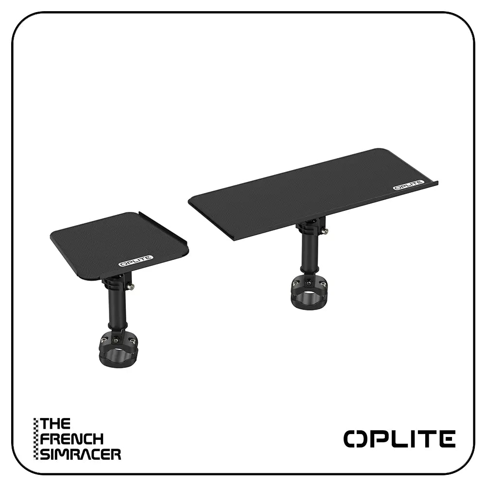 Oplite R8 Keyboard & Mouse Tray Black - The French Simracer