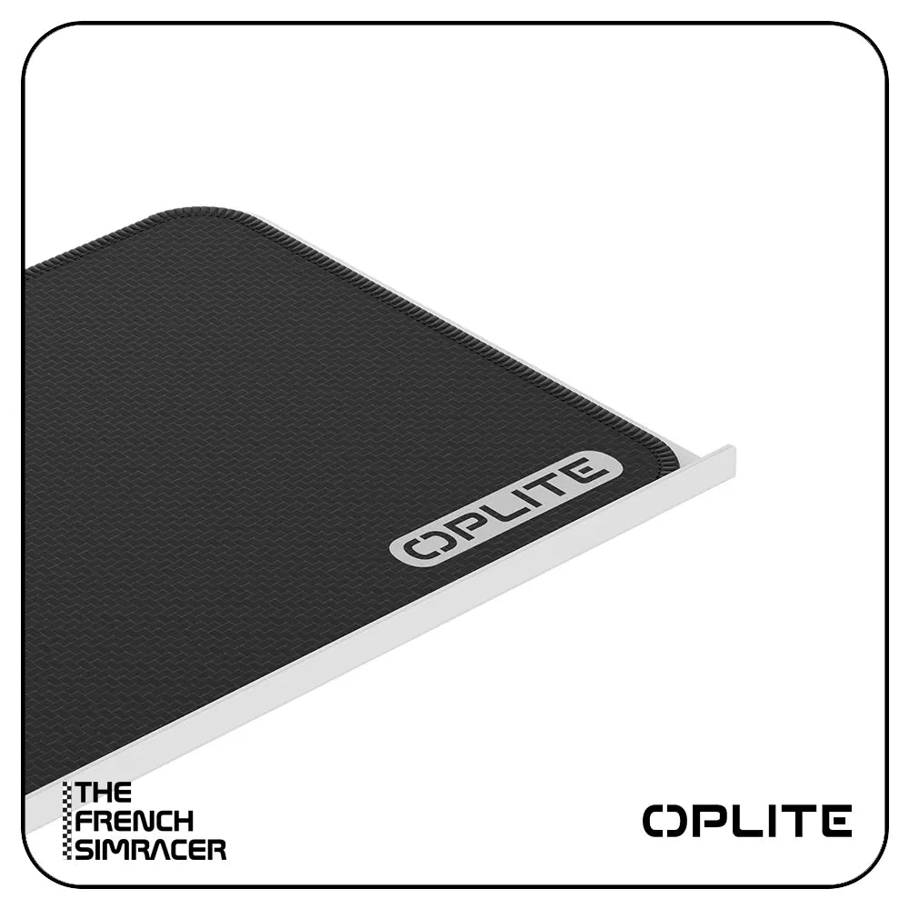 Oplite R8 Keyboard & Mouse Tray White - The French Simracer
