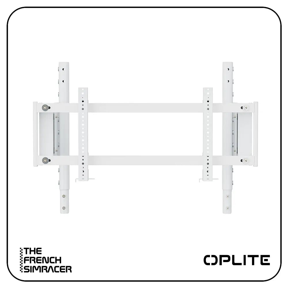 Oplite R8 On Top Monitor Mount – White - The French Simracer