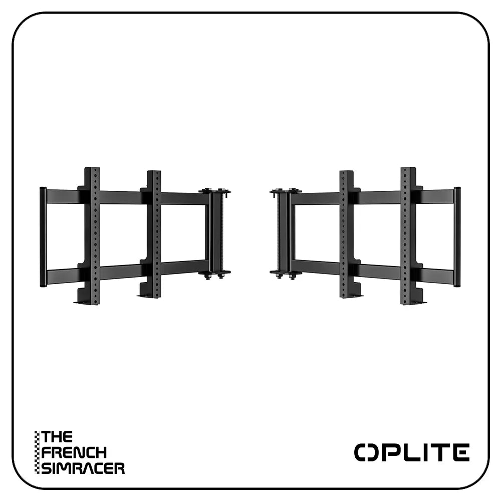 Oplite R8 / S8 Extensions Triple Screen Mount - The French Simracer