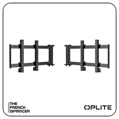 Oplite R8 / S8 Extensions Triple Screen Mount - The French Simracer