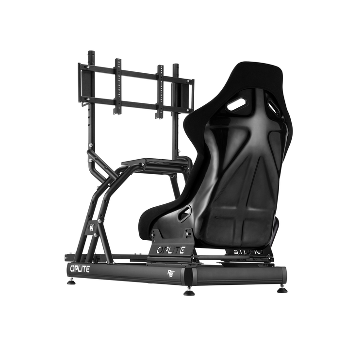 Oplite R8 – Support Écran Simple Noir - The French Simracer