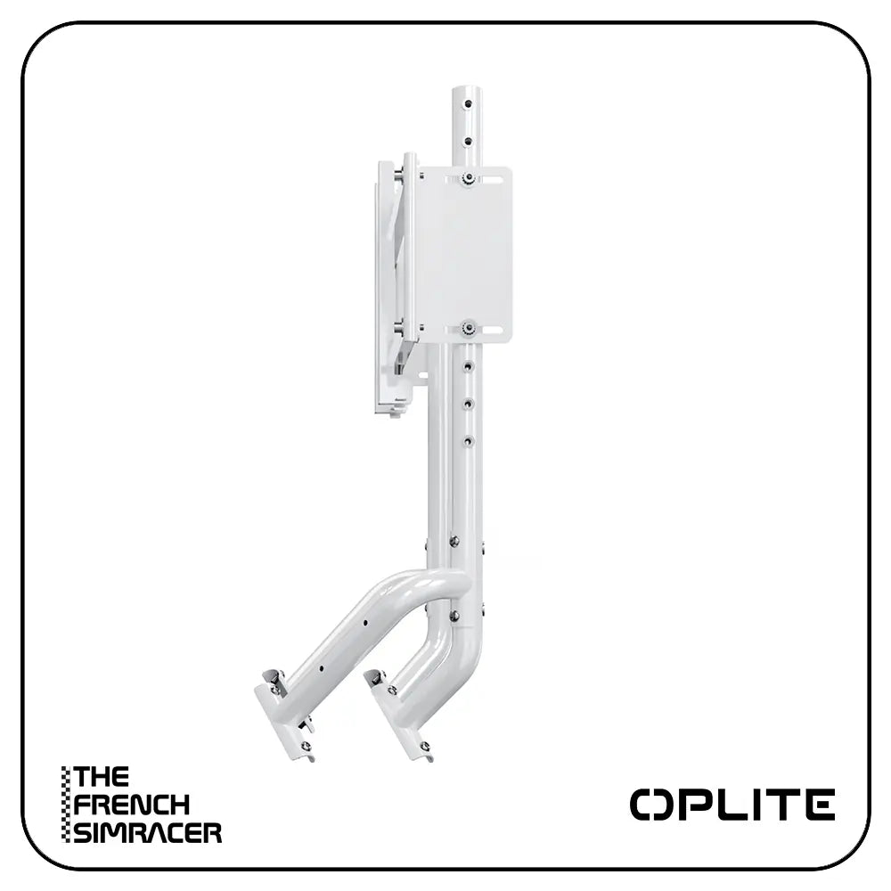 Oplite R8 Single Monitor Mount – White - The French Simracer