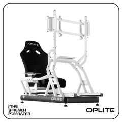 Oplite R8 Single Monitor Mount – White - The French Simracer