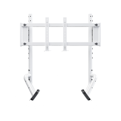 Oplite R8 – Support Écran Simple Blanc - The French Simracer