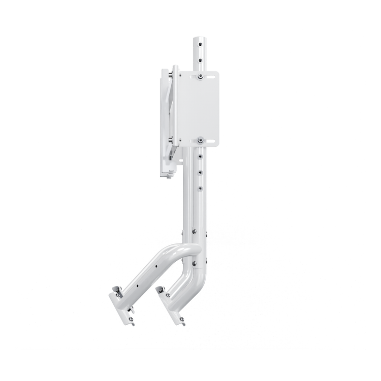 Oplite R8 – Support Écran Simple Blanc - The French Simracer