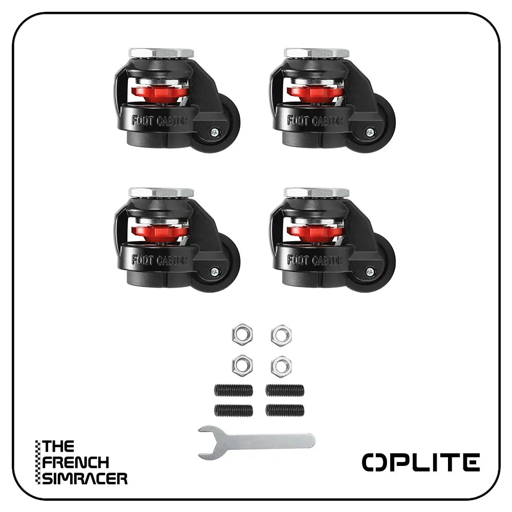 Oplite R8 Supreme Castor Wheel – Mobility & Stability Kit - The French Simracer