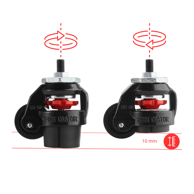 Oplite R8 Supreme Castor Wheel – Mobility & Stability Kit - The French Simracer