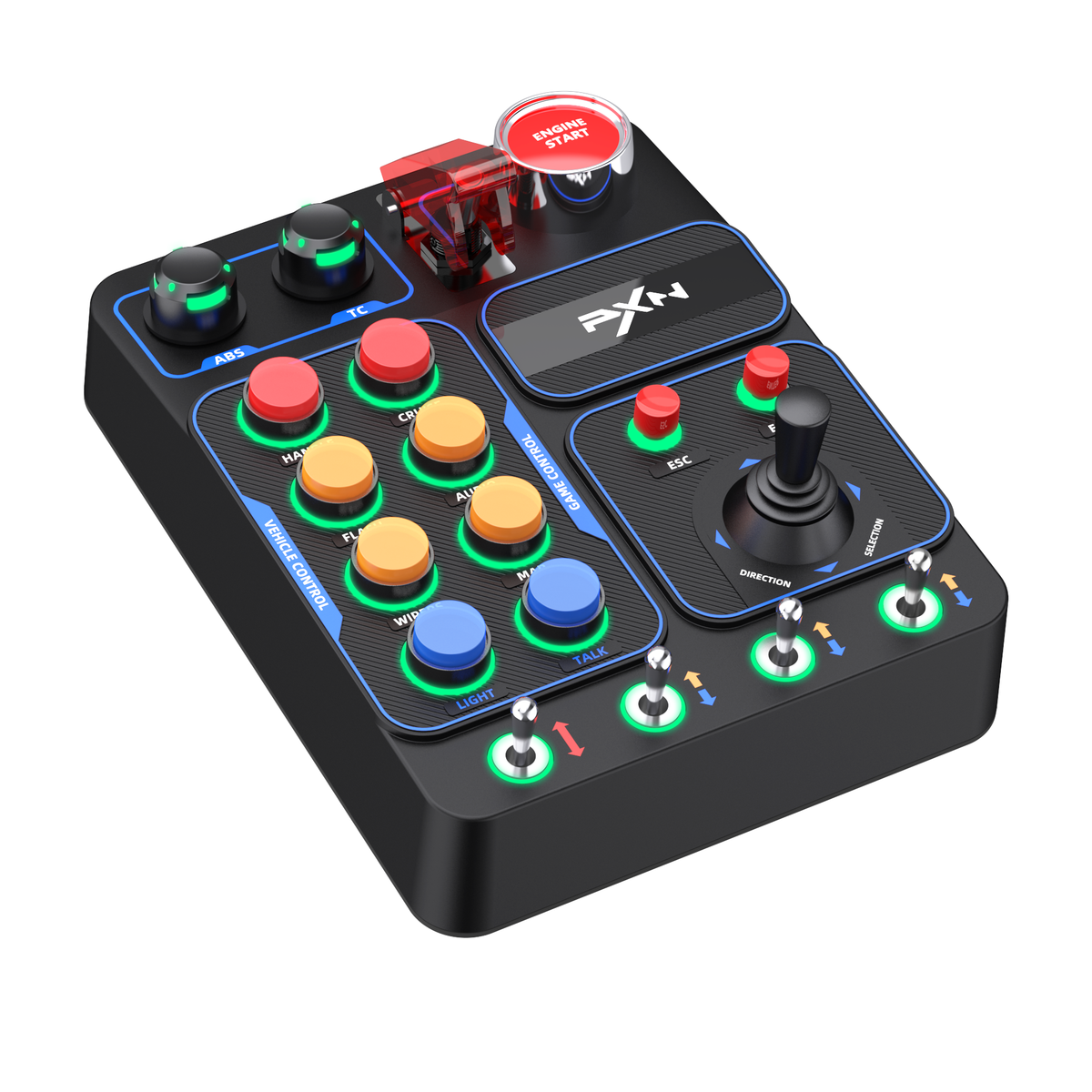 PXN CB1 コントロールボックス PC用ゲームコントローラー PXN CB1 Button Box Simracing | The French Simracer