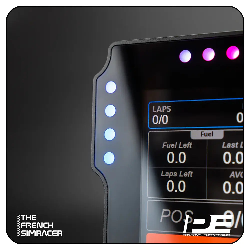 Pokornyi Engineering PDU7 Dash – 6.8" SimHub Dashboard Display for Sim Racing - The French Simracer