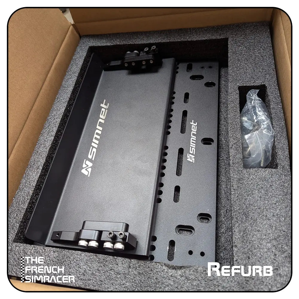 REFURB - SimNet SP PRO LC Pedals Baseplate and Heel Support – Certified Pre-Owned - The French Simracer