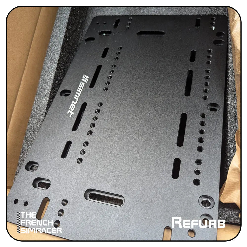 REFURB - SimNet SP PRO LC Pedals Baseplate and Heel Support – Certified Pre-Owned - The French Simracer