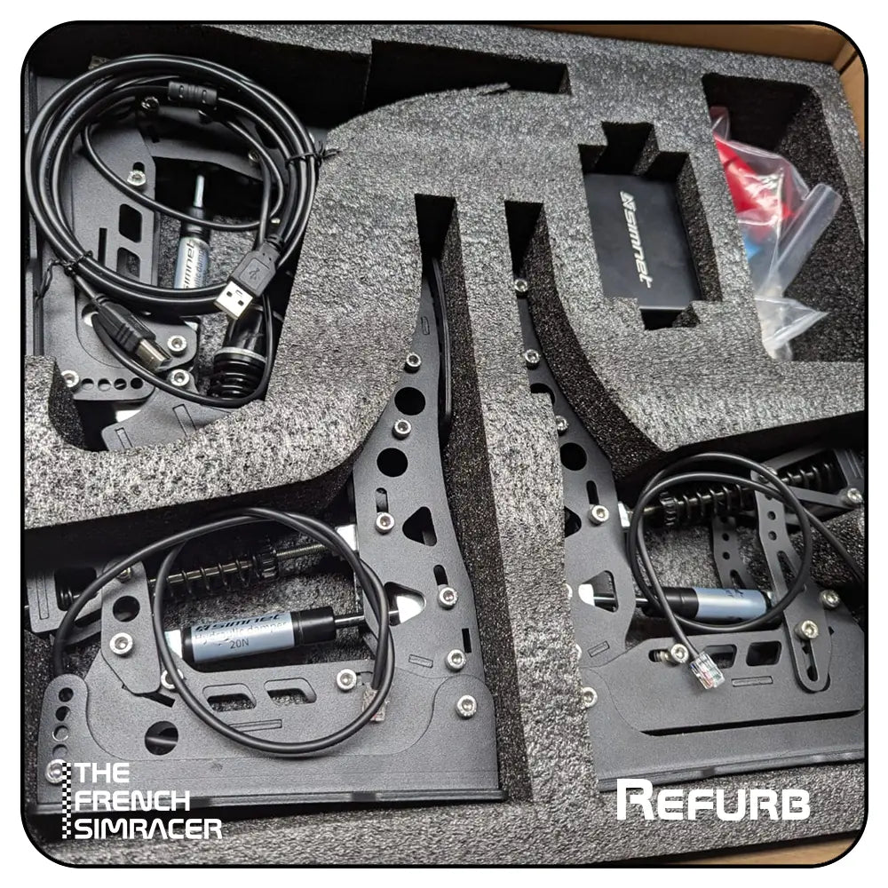 REFURB - SimNet SP Pro Loadcell 3 Pedals – Occasion Certifiée - The French Simracer