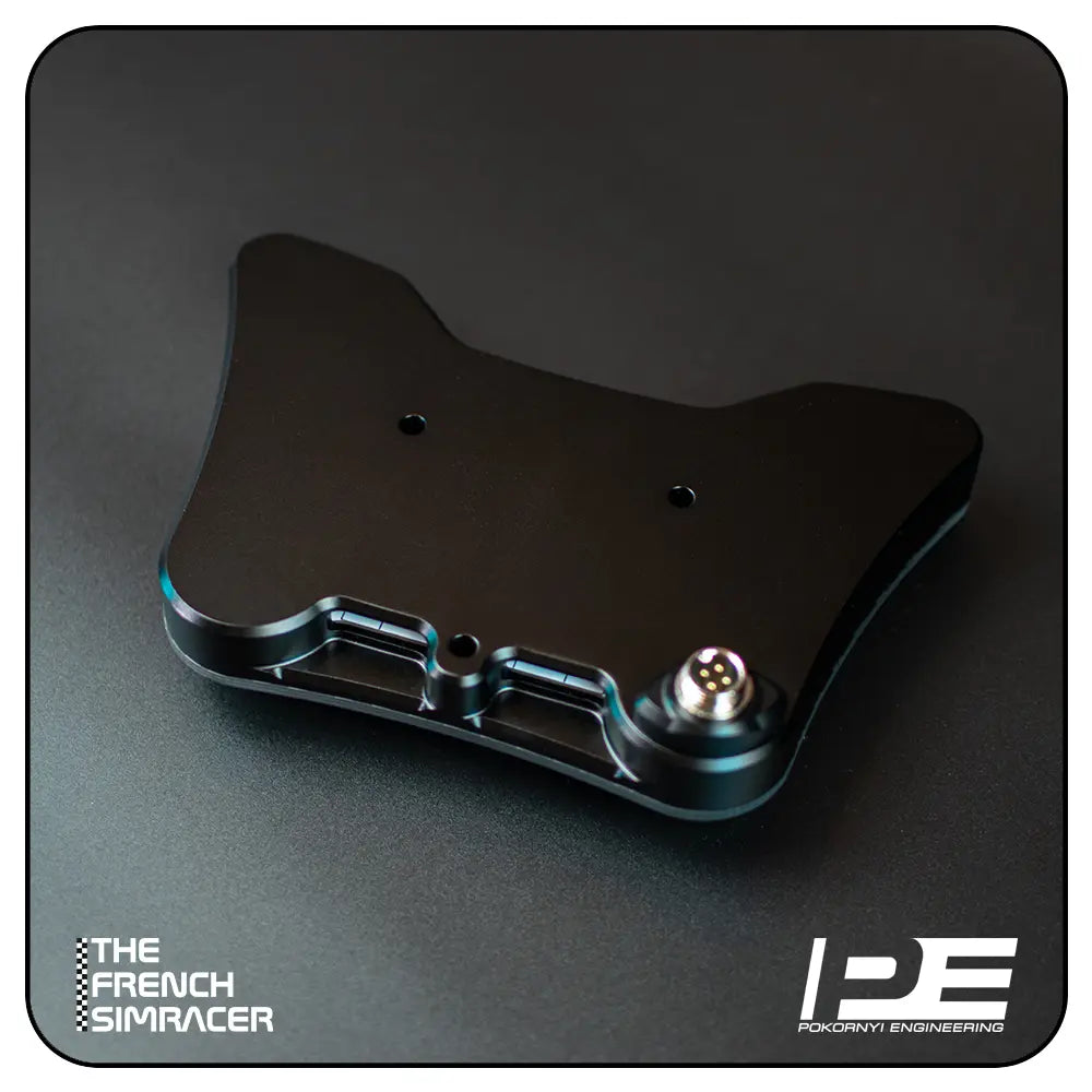 Rally Button Plate - Pokornyi Engineering - The French Simracer