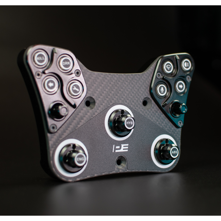 Rally Button Plate – Pokornyi Engineering - The French Simracer