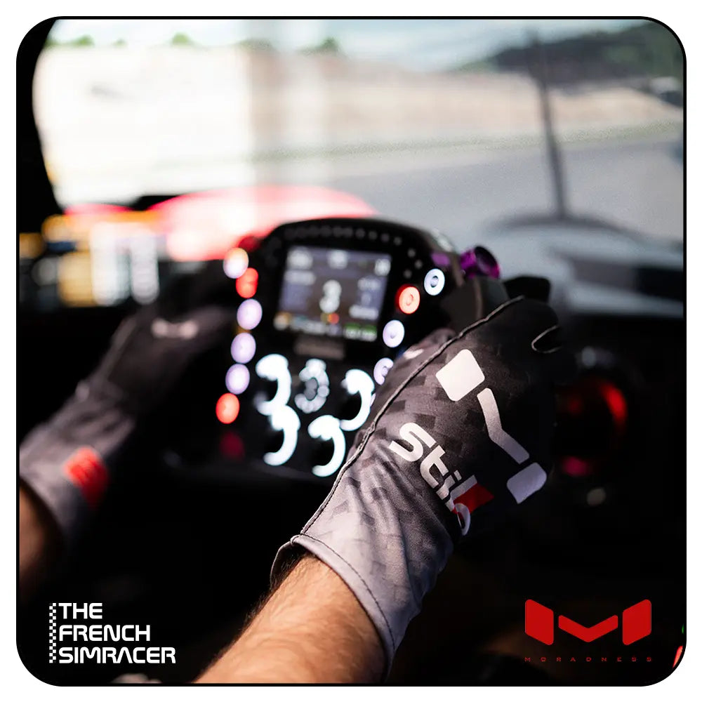 Raw Carbon Gloves by Moradness - The French Simracer