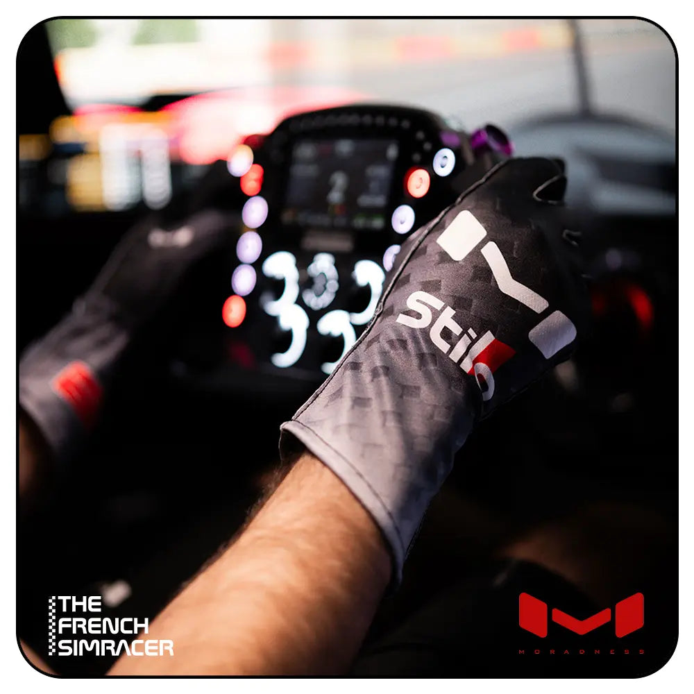 Raw Carbon Gloves by Moradness - The French Simracer