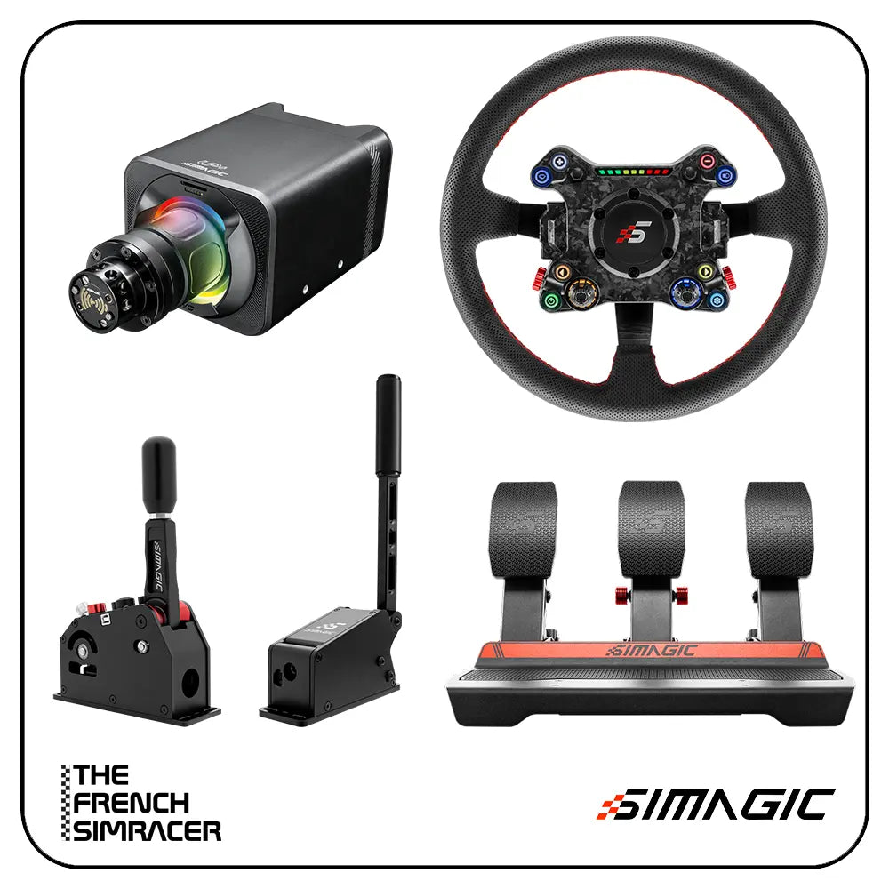 SIMAGIC 2026 Formula DRIFT PRO Championship EVO 9NM + NEO X-350W + P700-C + Q1 + TB-1 Bundle - The French Simracer