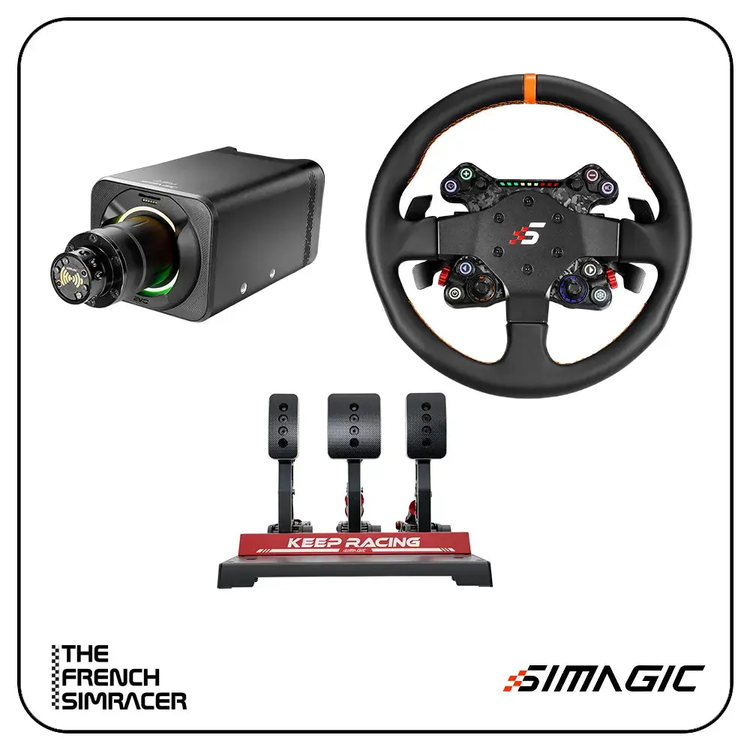 SIMAGIC Build Your Own Bundle - Alpha Evo - The French Simracer