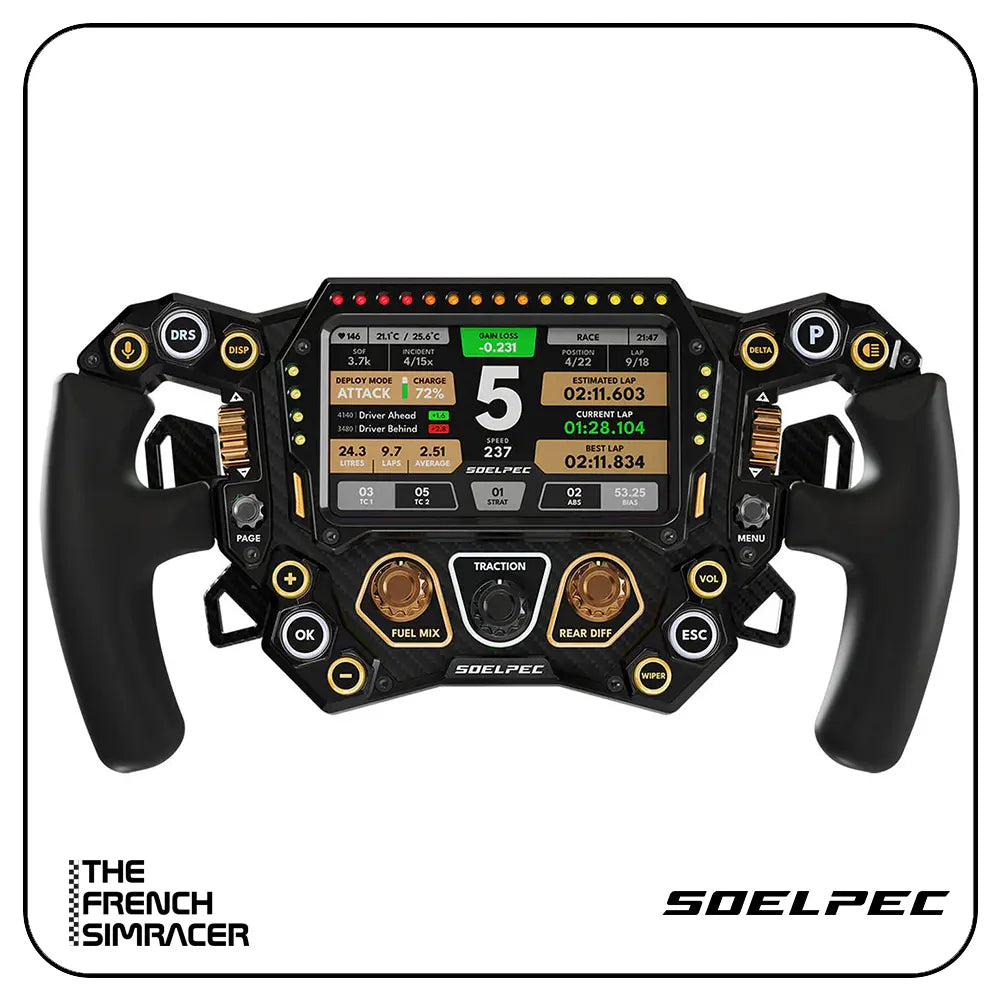 SOELPEC Spectra XR Steering Wheel - The French Simracer