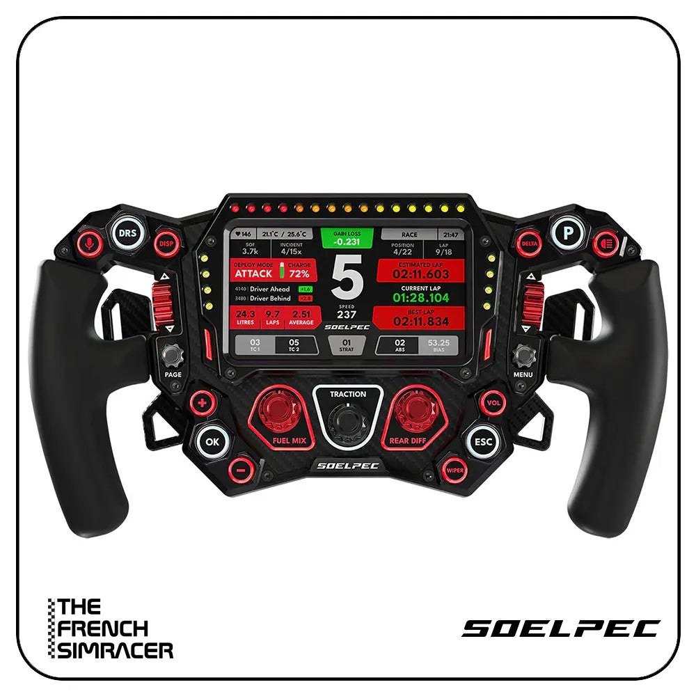 SOELPEC Spectra XR Steering Wheel - The French Simracer