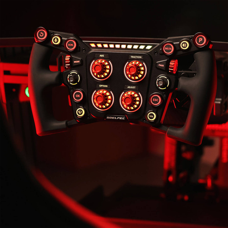 SOELPEC Terra LX Steering Wheel - The French Simracer