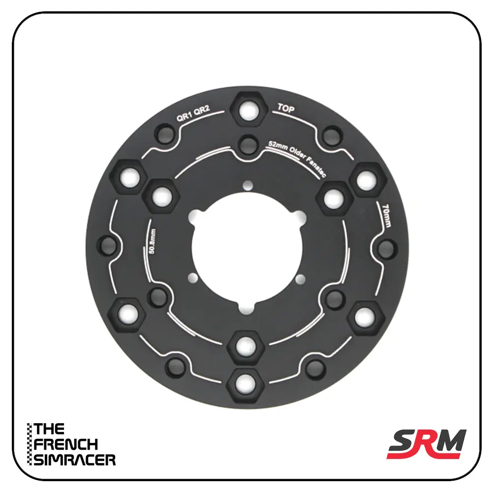 SRM - QR Adapter V2 for Fanatec QR1 and QR2 - The French Simracer