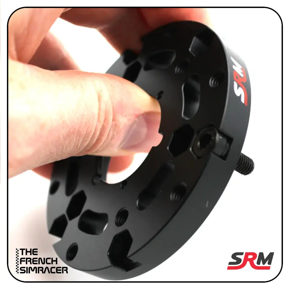 SRM - QR Adapter V2 for Fanatec QR1 and QR2 - The French Simracer